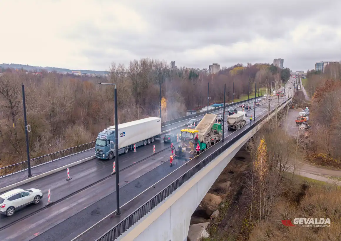 Project “Major repairs to Valakampiai Bridge” — photo 12 of 13